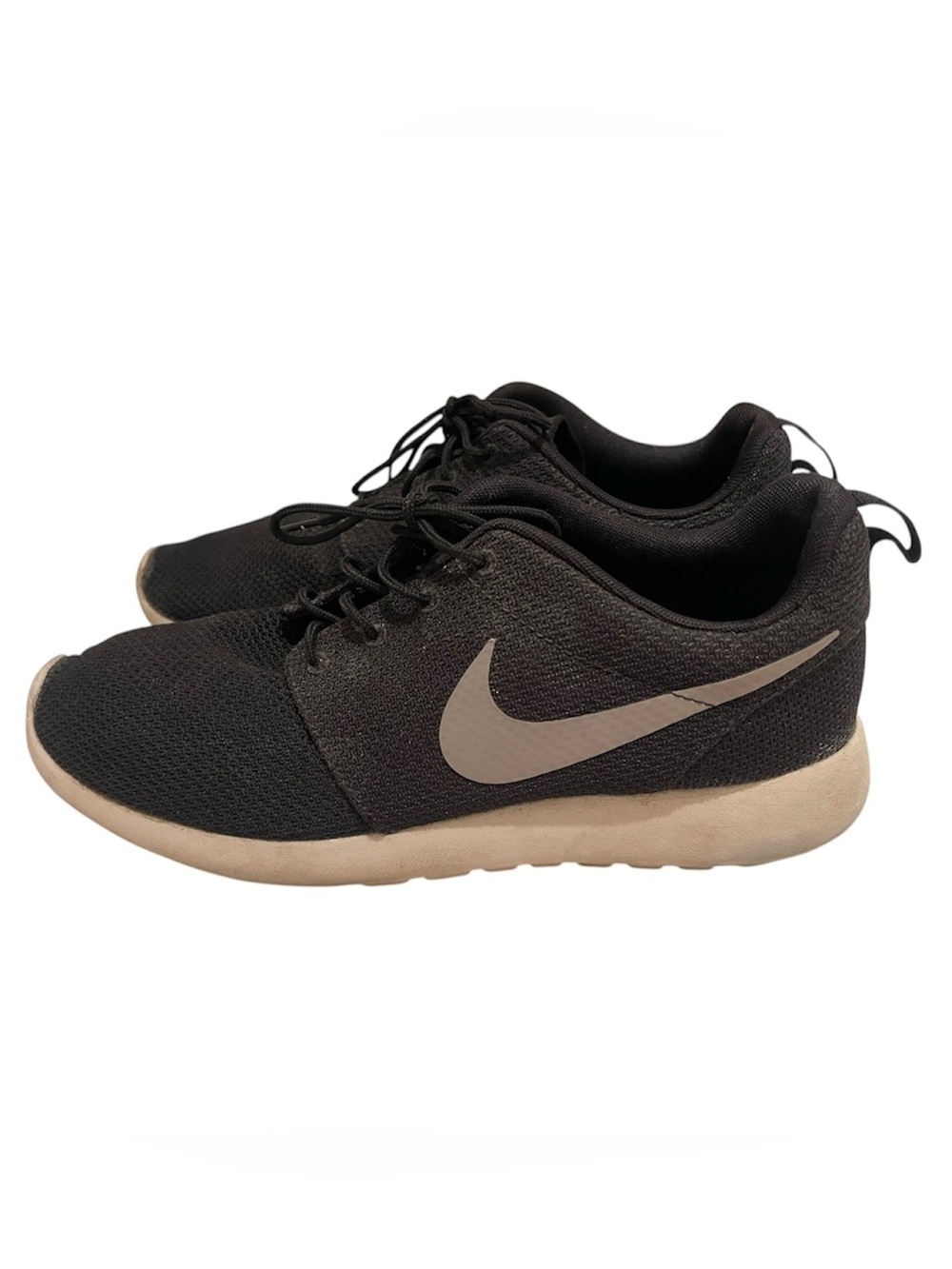 Nike Roshe Run- Black/Medium Grey/Hyper Blue - 511881 004  - Size 10 Sneakers